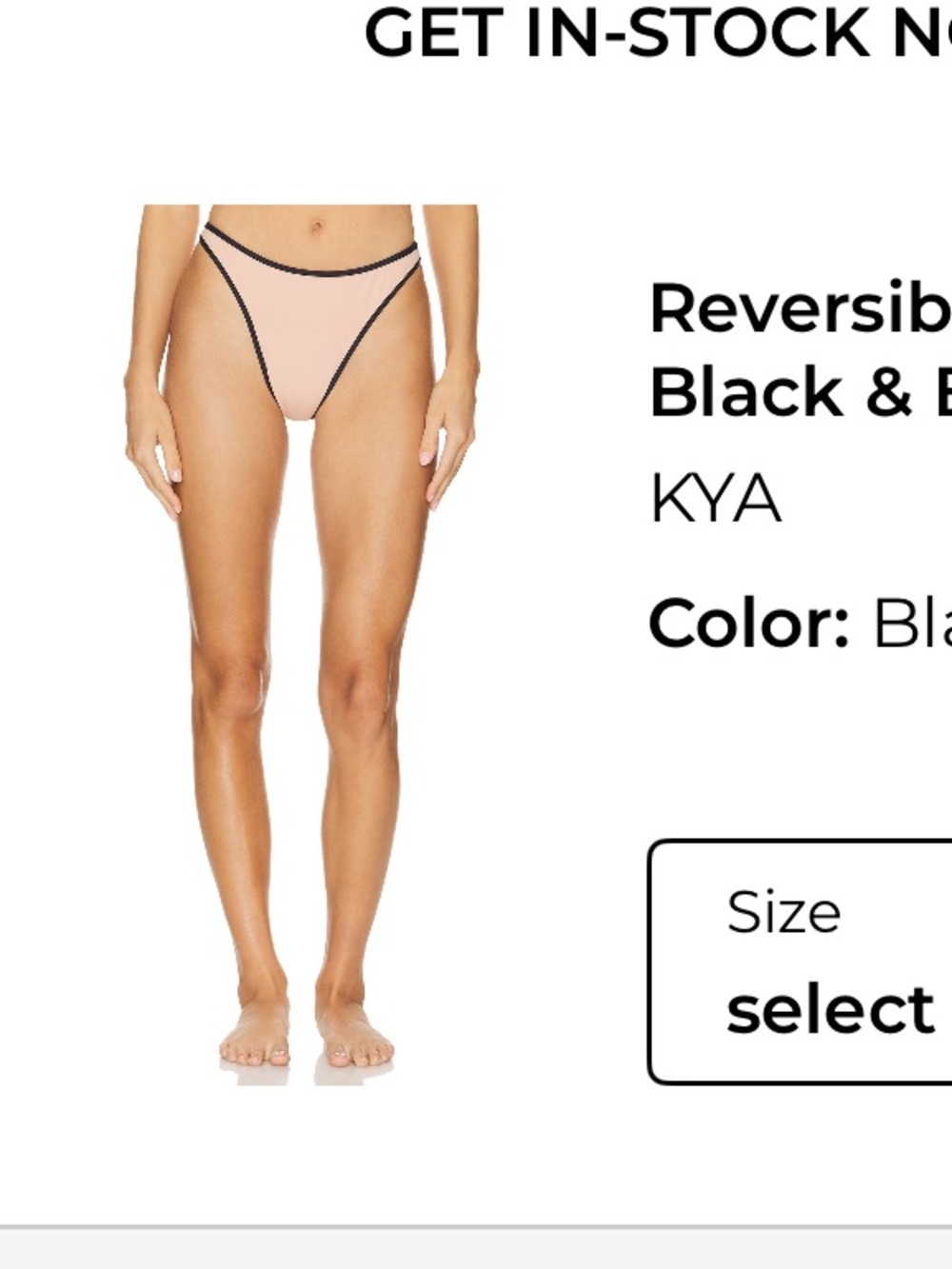 KYA Reversible Parker Bottom